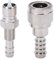 KIMISS 2pcs Fuel Hose Connector Steel Fuel Line Connectors Male Female 3B2 70250 1 Outboard Fuel Connector Diesel Fuel Line Connectors for 2/4 Stroke Engine 5HP to 90HP Metal Alloy