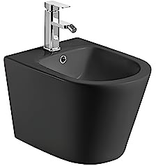 Aquore 385992 Bidet BTW Turin Suspended, Mattschwarz