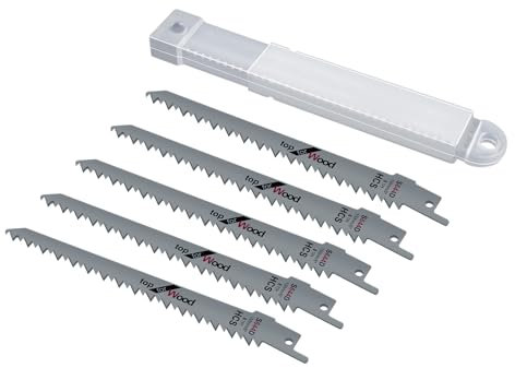 Stichsägeblätter 150mm Scharfe Sägeblätter 5er-Pack, Stichsägeblatt-Zubehör