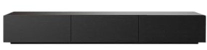 Meuble TV en Bois Massif, Table Basse, Moderne et Simple, pour Salon, Maison, Haut de Gamme, Lumière sur Pied, Meuble TV Noir de Luxe,180cm