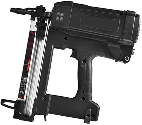 Multifunction Lithium Battery Gas Nail Gun, Steel Water and Electricity Special Concrete Gas Nail Gun Frame Trunking Pneumatic(Single tip)