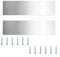 Metal Kick Plates for Doors 2 Pack of Stainless Steel Protectors to Avoid Wear