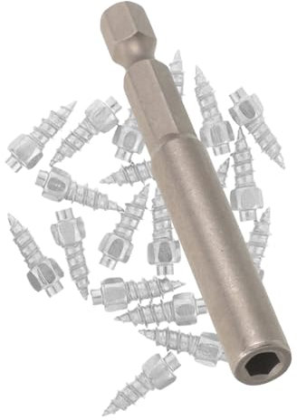 BUGUUYO 20stücke Schnee Schraube Schraube Reifen Nägel Anti-slip Rad Reifen Spike Skid