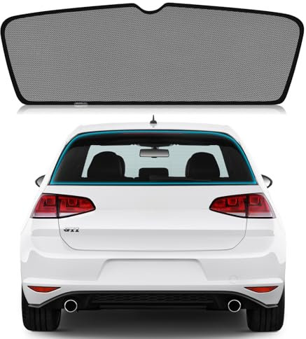 ZATOOTO Parasol Ventanas Traseras Coche VW Golf 7 2015-2021, Protección Solar, Antirrayos UV, Apto para Niños, Plegable