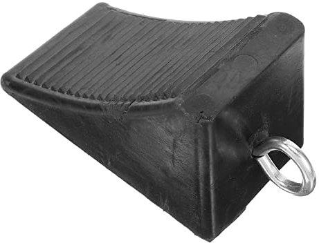 NOLITOY Rubber Wheel Chocks for Vehicles Heavy Duty Anti-skid Tyre Stoppers Portable Car Ramp for Trailers Trucks Compact Design for Maintenance