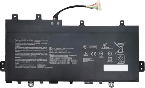 C31N1845 3ICP4/74/84 Sostituzione della batteria del computer portatile per ASUS Chromebook C424MA C424MA-DH48F / Chromebook Flip C436FA C436FA-DS599TW C436FA-E10005 Series (11.55V 42Wh)