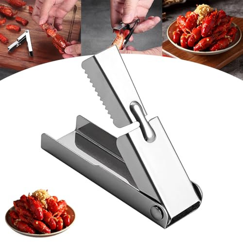 2025 Nuevo Pelador De Langostinos De Acero Inoxidable, Pelador De Langostinos - Rápido Para Manos Limpias, Fácil De Pelar Y Limpiar La Cola (1PCS)