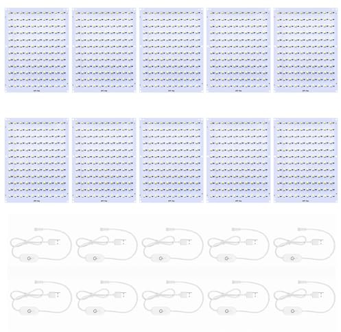 BambooSegD 10Pcs Kit Pannello Di Retroilluminazione LED CMYK FAZ007 for Bambu Lab P2S X1 CMYK LED Backlight Board,Controllo Della Luminosità,Scatola Di Lampada Fai Da Te Per Luce Foto E Stampa 3D