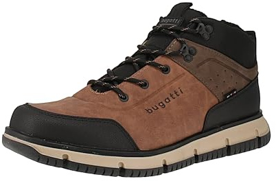 bugatti 341-AC250-5050 XL - Herren Boots - 6310-Cognac-Black, Größe:47 EU