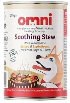Omni Wet Dog Food for Adult Dogs - Soothing Stew Hypoallergenic Dog Food Vet-Formulated Rich in Protein Antioxidants and Fatty Acids with Quinoa, Beans, Coconut, Seaweed - Grain Free, Pack of 12