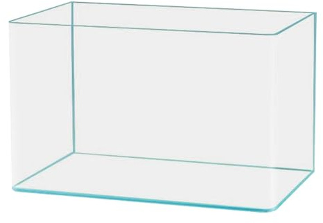 JAYIOLA Aquarium Glas Desktop Aquarienschale Betta Fischbecken Schildkrötentank Klarglas Aquascaping Tank Dekorativ Pflegeleicht für Wohnzimmer Büro Geschenk, 20cmx14cmx16cm