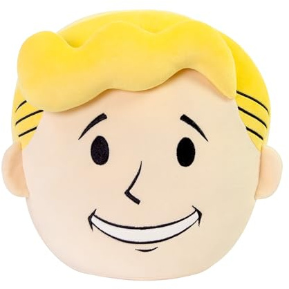 Club Mocchi-Mocchi Fallout Vault Boy Mega Plüschfigur 28 cm, Offiziell Lizenziertes Gaming Kuscheltier, Weiches Sammlerstück, Premium Squishy Fallout Merchandise für Gamer und Fans