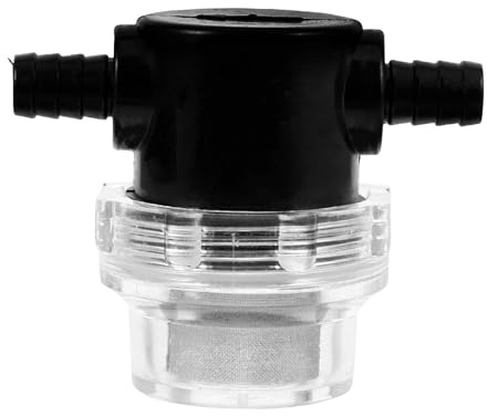 VINTORKY Filtro a Rete in Linea in Acciaio Inossidabile per Lavapavimenti, Sostituzione Rapida, Efficiente e Resistente per Macchina Lavapavimenti Nera