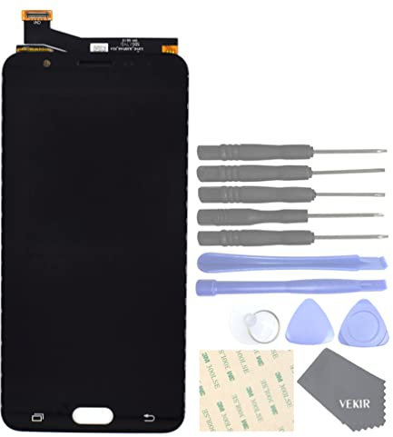VEKIR Touch Screen Display Digitizer Remplacement de l'écran pour Samsung Galaxy J7 Prime(2016) G610 G610F G610M G610Y(Black)