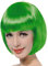 Brandsseller - Damen Karneval Kurzhaar Perücke Bob Karneval/Fasching, Motto-Party und Shows - Kunsthaar - Grün