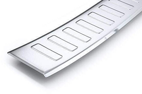 teileplus24 AL108 Ladekantenschutz Aluminium kompatibel mit Volvo XC60 Facelift 2013-2017, Farbe:Silber