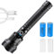 90000 lumens Xhp70 Xhp90 Xhp50 Lampe de poche LED étanche, zoom USB télescopique Lampe de poche de camping, pour lampes de poche extérieures et quotidiennes (Xhp70 + 2 * 26650 Batteries + USB)