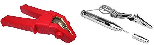 APA 29245 Batteriepolzange Profi, Rot + EUFAB 16491 Autoelektrik Prüflampe