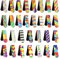 30 Stück Lesezeichen Bunt,Magnetlesezeichen,Lesezeichenset,Magnetische Lesezeichen,Magnetische Lesezeichen Bunt,Lesezeichen,Süßes Lesezeichen