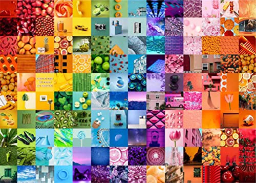Brain Tree - Vibrant Tiles 1000 Piece Puzzle for Adults: with Droplet Technology for Anti Glare & Soft Touch