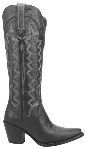 Dingo Boots Damen High Cotton Fashion Boot Schwarz 11, Schwarz, 42 EU