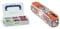 WAGO Original-Set, L-Boxx Mini, Verbindungsdosenklemmen, 887-953 (404 Teile) & WAGO Klemme, 2-Leiter, 4 mm², Durchgangsverbinder mit Hebel, Transparent, 221-2411 (60 Stück)