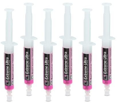 ERRECOM Extreme Ultra - 6 x 6 ml, Sellador de Fugas para Sistemas de Aire Acondicionado y Refrigeración y para Sistemas de Aire Acondicionado de Automóviles (adaptadores no incluidos)