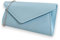 UShopUK Clutch/Handtasche, Kunstleder, einfarbig, für Brautball, Hochzeit, Abend, Party, Handtasche, medium (Hellblau)