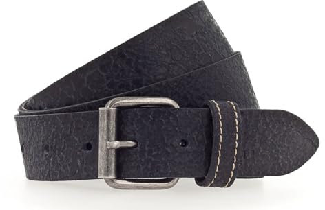 H.I.S 35mm Leather Belt W80 Black - kürzbar