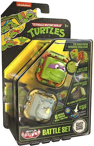 Battle Cubes Ninja Turtles Donatello Vs Rocksteady 2 Pack - Battle Fidget Set