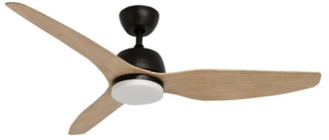 FORLIGHT July Ventilador de Techo con Luz LED 19W. Regulador de Intensidad y