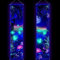 Tiamon Schwarzlicht-Kunst-Wanddekoration, Trippy-Schwarzlicht-Wandteppich, UV-reaktiv, Poster, Banner, ästhetischer Raum-hängender Hintergrund für Weihnachten, Hippie, Live-Schlafzimmer,