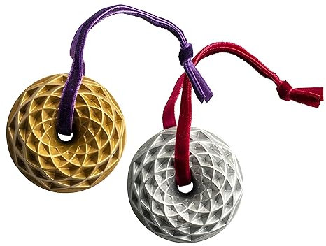 Nordic Ware Jubilee Gugelhupf-Ornament-Set, Gold und Silber, 2-teilig