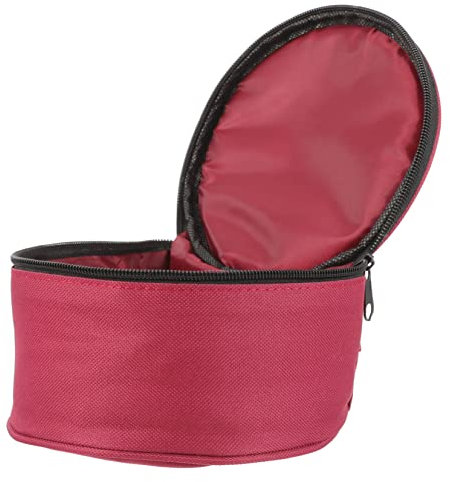Toyvian Crystal Bowl Storage Bag Bowl Bag Singing Protector Case Buddhist Case Singing Storage Small Small Protective Cloth Travel Zipper
