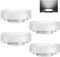 ILEEDear GX53 9W LED Leuchtmittel Kaltweiß 6500K, CRI> 85, Ersetzt 71W Halogenlampe, LED GX53 Einbaustrahler für Schranklicht, 990LM, AC 220V, Nicht Dimmbar, 4er Pack