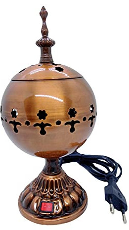 Sharplace Räuchergefäß 12 cm - Schönes Weihrauchgefäß für Entspannung und Meditation, Kupfer