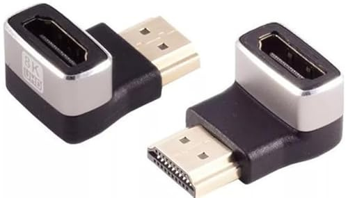 SHIVERPEAKS® -Basic-S-HDMI-A Adapter, 90° Winkel unten, 8K, Metall Marke