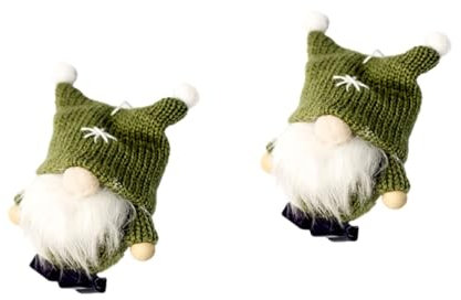 Cabilock 2St Weihnachtshandwerk weihnachtsdeko kreativität Weihnachtsplüsch Puppe Ornament Christbaumschmuck Weihnachtsbehänge Weihnachtsschmuck nordisch Dekorationen Navia