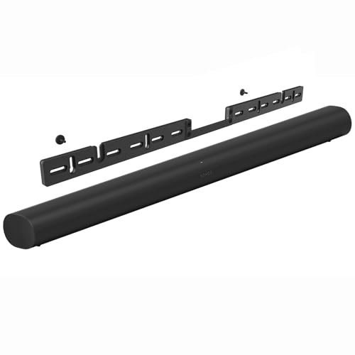 EUGOOCX Wandhalterung aus Metall für Sonos Arc Soundbar, unter TV Soundbar Hänge-Zubehör, kompatibel mit SONOS Arc (Schwarz)