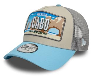 New Era License Plate Trucker Adjustable Cap Maui Dunkelblau