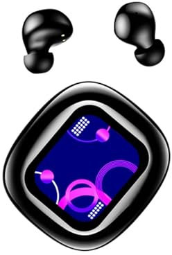 Kopfhörer kabellos Bluetooth 5.4 in Ear mit Bildschirm Wireless Mini Earbuds Headphones mit Touchscreen kleine schnurlose drahtlose Ohrhörer Earphones Bluetooth für kleine Ohren im Ohr Kopfhoerer