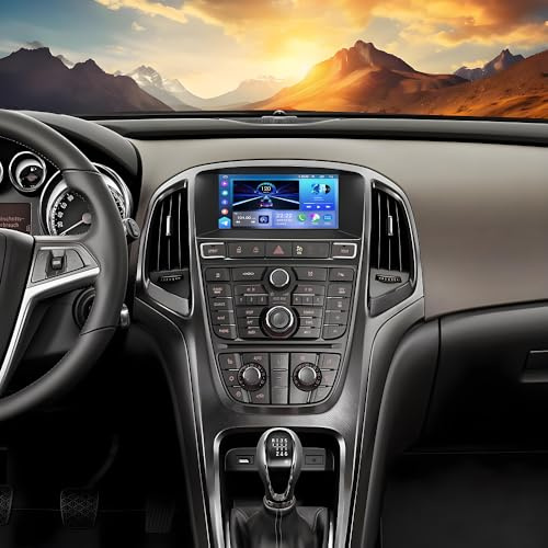 Android 14 Car Stereo for Buick Excelle for Opel Astra J 4GB+64GB w/Wireless Carplay Android Auto Car Radio Stereo 7Inch Touch Screen FM/RDS Radio Receiver Support Mirror Link SWC Split Screen