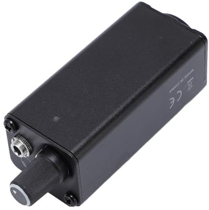 Garsent Portable in Ear Monitor Amplifier, Headphone Amp with XLR and 3.5mm Jack, Headphone Amplifier with Stereo/Mono Switch for Keyboardists, Drummers, Guitar