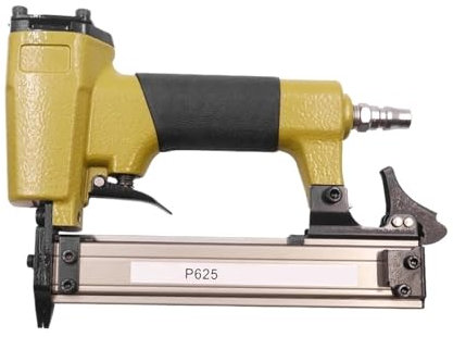 Agrafeuse pneumatique pour tissus d'ameublement Agrafeuse à Air 23Ga P625, petit pistolet à clous pneumatique for la fixation de meubles, cadre de planche de bois