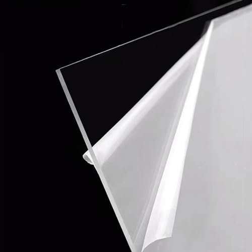 Clear Acrylic Polycarbonate Plastic Safety Sheets,Greenhouse Roofing Glass Replacement Shed Panels,UV Protected,for Househld Decoration,Display,Picture Frame,4mm,20x30cm