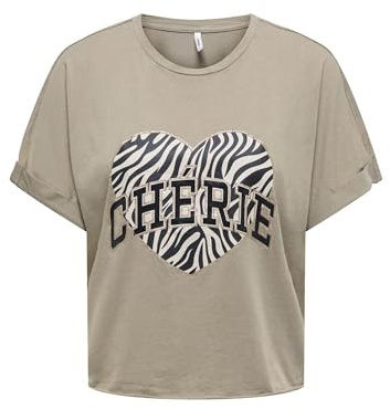 Onllucy Life S/S Animal Top Box Cc JRS