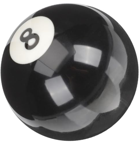 JUMPLAWN Palla da biliardo 8 pezzi numero 8 in resina resistente all'usura calibrata precisa rotonda ed equilibrata palla da gioco durevole per piscina e allenamento biliardo