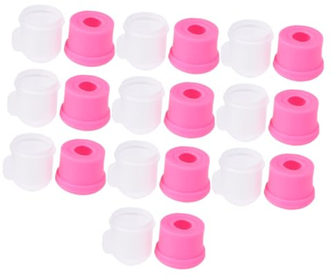 CIYODO 10 Stück Teiliges Nagellackentferner Soak Off Caps aus Hochwertigem PP Wiederverwendbar und Langlebig Praktische Maniküre Tools für Effektives Entfernen von Nagellack und Uv Gel