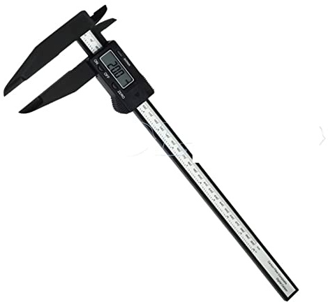 Digitalt skjutmått, 300mm 200 elektronisk digital kaliper Lcd Plast Vernier Caliper Long Jaw Micrometer Inre yttre diametermätare Mätverktyg(300mm long jaw)