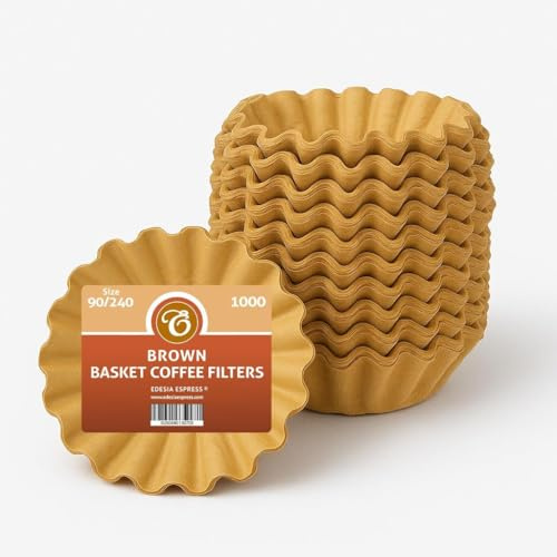 1000 x 3 Pint Brown Commercial Coffee Filter Papers by EDESIA ESPRESS